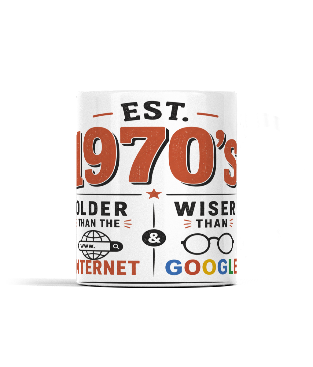 Est. 1970s: Older & Wiser — Mug